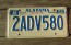 Alabama Heart of Dixie License Plate 1992