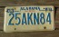 Alabama Heart of Dixie License Plate 1997