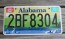Alabama Green Mountains and River License Plate 2015