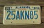 Alabama Heart of Dixie License Plate 1997