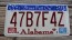 Alabama Stars Fell On License Plate 2007 47B7F4Z