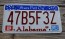 Alabama Stars Fell On License Plate 2007 47B5F3Z