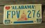 Alabama Capitol Heart of Dixie License Plate 1982