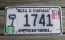 American Samoa Islands Territory License Plate United States