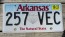 Arkansas Diamond The Natural State License Plate 2017