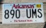 Arkansas Diamond The Natural State License Plate 2017