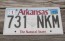 Arkansas Diamond The Natural State License Plate 2015