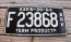 Arkansas Farm Products License Plate 1969