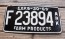 Arkansas Farm Products License Plate 1969