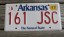 Arkansas White Red The Natural State License Plate 2011