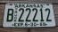Arkansas Truck License Plate 1968