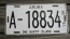 Aruba One Happy Island License Plate 1998