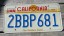 California Sun Rise License Plate The Golden State