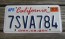 California Lipstick License Plate 2018 