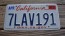 California Lipstick License Plate 2016 DMV