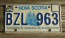 Canada Nova Scotia Bluenose Schooner License Plate 1992