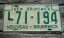 Canada New Brunswick License Plate 1970's Nouveau Brunswick