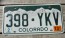 Colorado Mountain Scene License Plate 2013