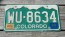 Colorado Green Mountain Scene License Plate 1983