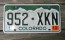 Colorado Mountain Scene License Plate 2013