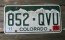 Colorado Mountain Scene License Plate 2015