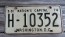 District of Columbia Taxi For Hire License Plate Washington DC Nation's Capital