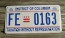 District of Columbia License Plate Washington DC Taxation Without Representation