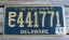 Delaware The First State License Plate 2011