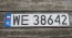 Poland Flag License Plate WE 38642