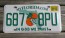 Florida Double Orange My Florida License Plate 2016 Sunshine State In God We Trust