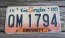 Georgia Peach License Plate 1996
