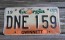 Georgia Peach License Plate 1996