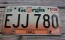 Georgia Peach License Plate 1995