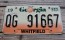 Georgia Peach License Plate 1996