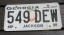 Georgia On My Mind License Plate 1998