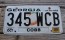 Georgia On My Mind License Plate 2006