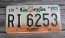 Georgia Peach License Plate 1996