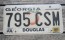 Georgia On My Mind License Plate 2001