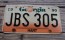 Georgia Peach License Plate 1990