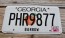 Georgia White Peach License Plate 2013