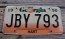 Georgia Peach License Plate 1990