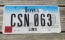 Iowa Farm Scene License Plate Linn County 2015