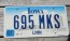 Iowa Farm Scene License Plate Linn 2004