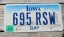 Iowa Farm Scene License Plate Clay 2009