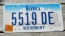 Iowa Farm Scene License Plate Woodbury County 2013