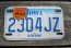 Iowa Motorcycle Farm Scene License Plate 2013