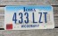 Iowa Farm Scene License Plate Woodbury County 2005