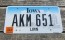 Iowa Farm Scene License Plate Linn County 2013