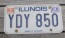 Illinois Land of Lincoln License Plate 1984
