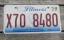 Illinois Land of Lincoln License Plate 2008